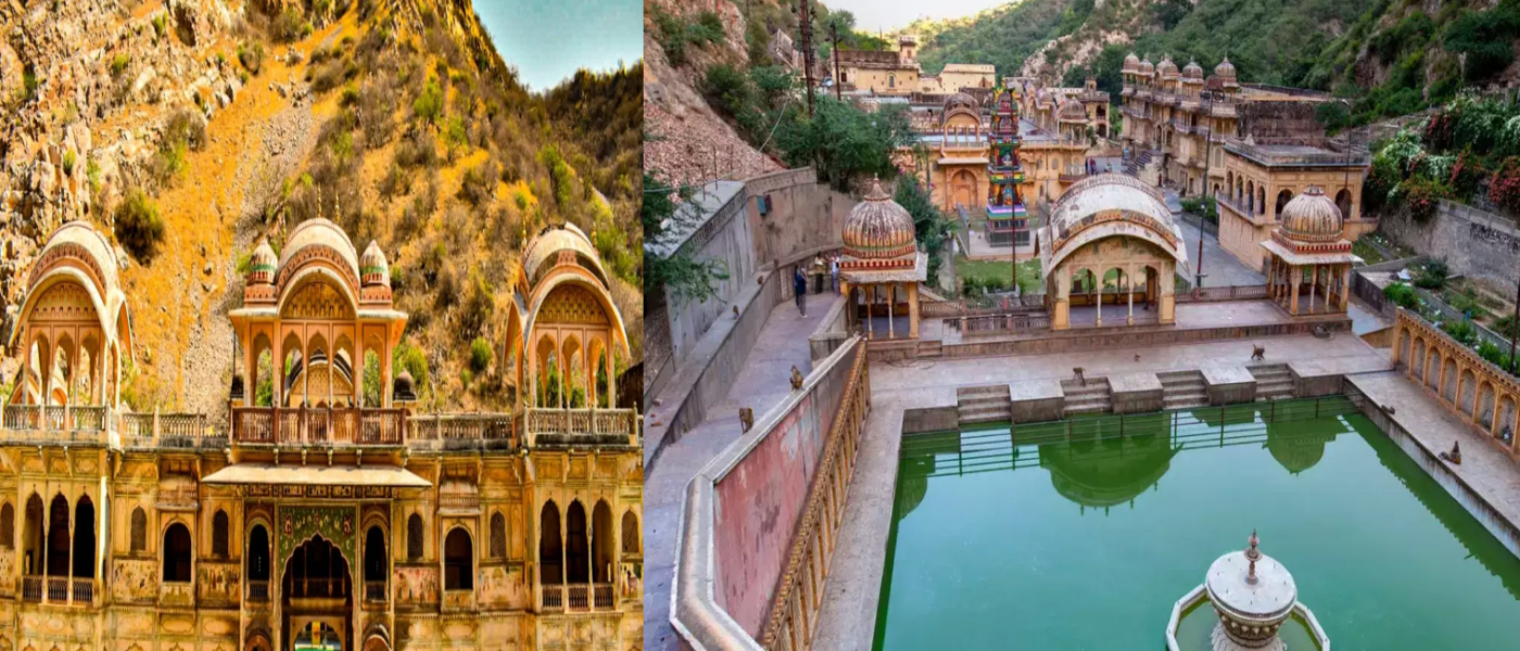 गलताजी मंदिर जयपुर के आसपास अरावली पहाड़ियों में स्थित है