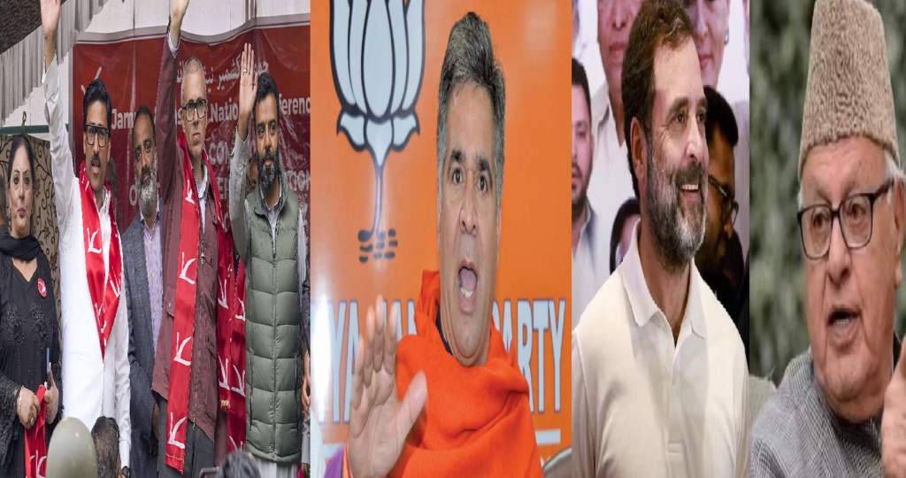 जम्मू-कश्मीर चुनाव 2024: भाजपा, कांग्रेस-एनसी गठबंधन