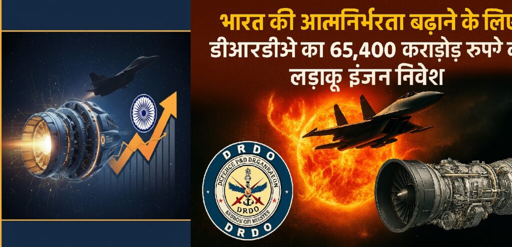 भारत की आत्मनिर्भरता बढ़ाने के लिए डीआरडीओ का 65,400 करोड़ रुपये का लड़ाकू इंजन निवेश