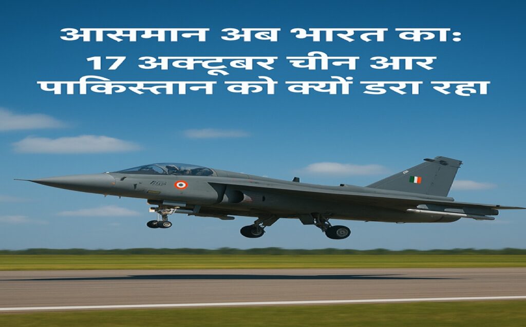 आसमान अब भारत का: 17 अक्टूबर को गूंजेगी तेजस MK-1A की गर्जना, क्यों कांप उठा चीन-पाकिस्तान?