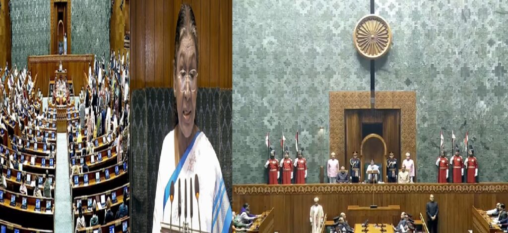 संसद का बजट सत्र 2026 शुरू: राष्ट्रपति अभिभाषण से सियासी तापमान बढ़ा, विपक्ष हमलावर