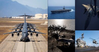 अमेरिकी वायुसेना का मध्य पूर्व में बड़ा अभ्यास: तनाव के बीच युद्धक तैयारियाँ तेज़