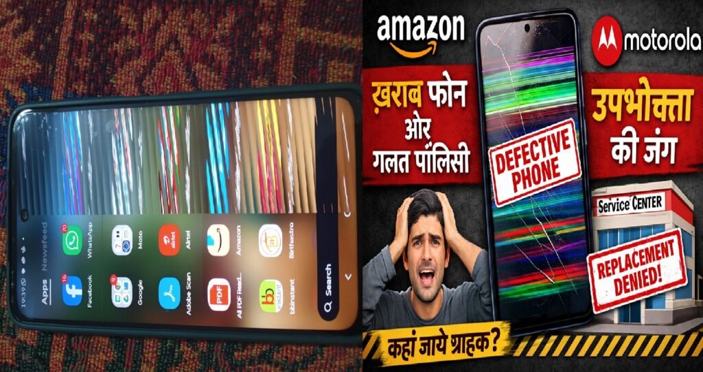 अमेज़न और मोटोरोला के साथ एक उपभोक्ता की जंग: खराब फोन, भ्रामक रिप्लेसमेंट पॉलिसी और उपभोक्ता अधिकारों का सवाल