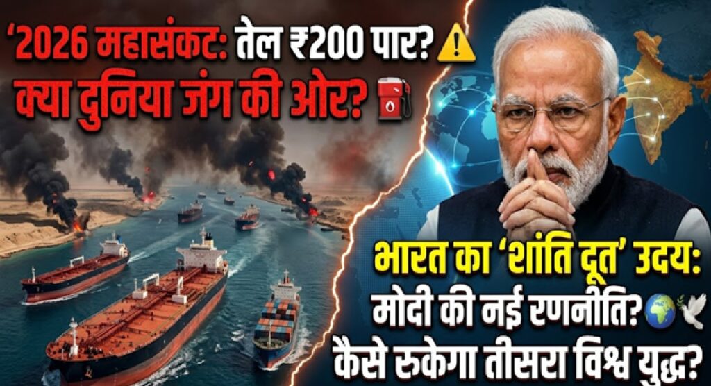 2026 महासंकट: तेल ₹200 पार? हॉर्मुज की बंदी ने बढ़ाई दुनिया की धड़कनें, भारत का बड़ा कदम!
