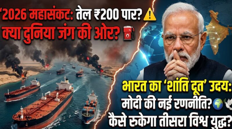 2026 महासंकट: तेल ₹200 पार? हॉर्मुज की बंदी ने बढ़ाई दुनिया की धड़कनें, भारत का बड़ा कदम!