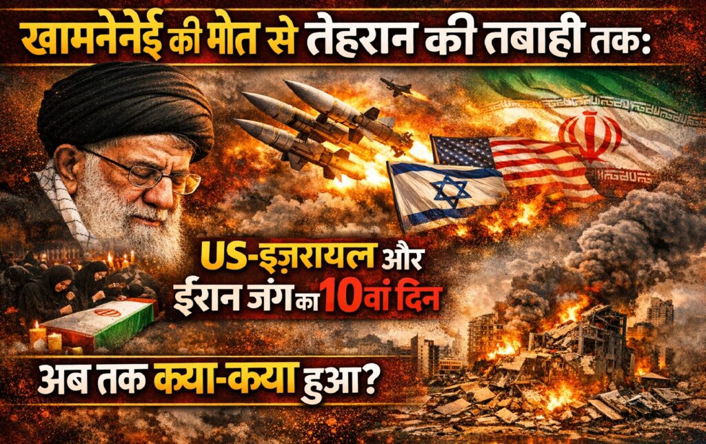 खामेनेई की मौत से तेहरान की तबाही तक: US-इज़रायल और ईरान जंग का 10वां दिन, अब तक क्या-क्या हुआ?