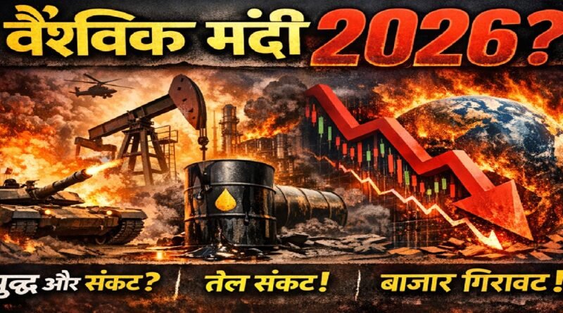 क्या 2026 में वैश्विक मंदी आ सकती है? युद्ध, तेल संकट और बाजार की सच्चाई