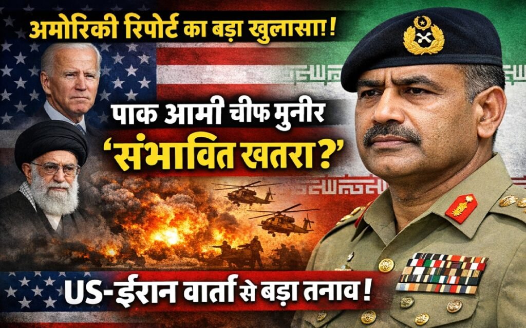 अमेरिकी रिपोर्ट में बड़ा दावा: पाकिस्तान सेना प्रमुख आसिम मुनीर ‘संभावित खतरा’? US-ईरान वार्ता के बीच बढ़ी टेंशन