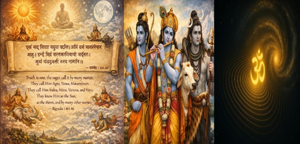 हिंदू कई रूपों की पूजा क्यों करते हैं, लेकिन मानते एक को ही हैं? जानिए ‘एक में अनेक’ का रहस्य