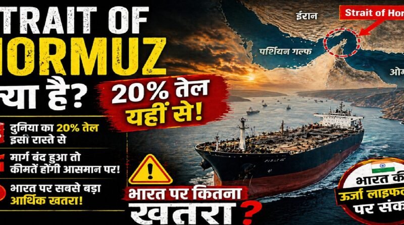 स्ट्रेट ऑफ होरमज़ क्या है? 20% तेल यहीं से—भारत के लिए क्यों बन सकता है सबसे बड़ा संकट