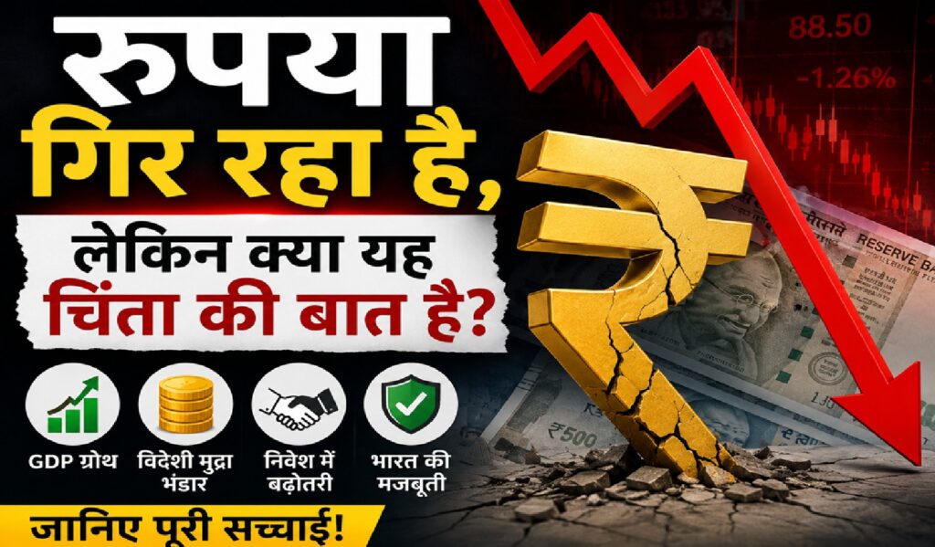 रुपया गिर रहा है, लेकिन क्या यह सच में चिंता की बात है?