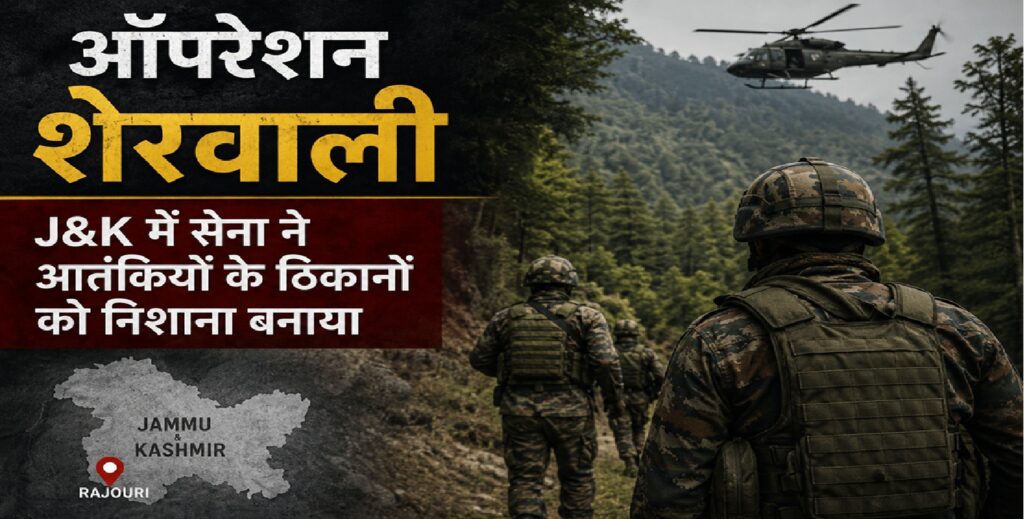 ऑपरेशन शेरवाली: राजौरी के जंगलों में आतंकियों पर सेना का बड़ा शिकंजा, अमरनाथ यात्रा से पहले सुरक्षा एजेंसियां हाई अलर्ट पर