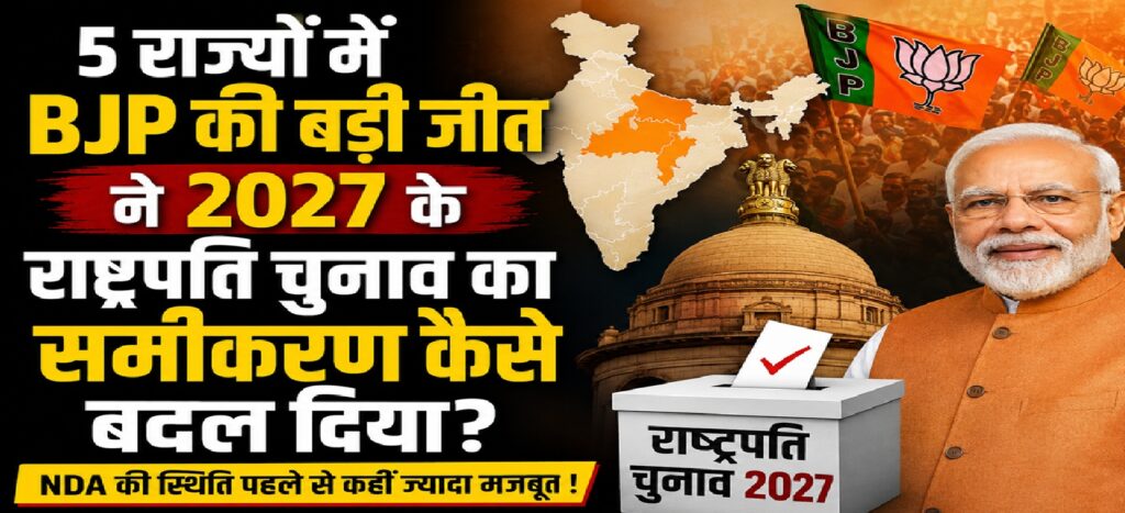 पांच राज्यों में BJP की बड़ी जीत ने 2027 के राष्ट्रपति चुनाव का गणित कैसे बदल दिया?