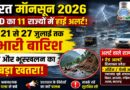 भारत मॉनसून 2026: आईएमडी का 11 राज्यों में हाई अलर्ट, 21 से 27 जुलाई तक भारी बारिश, बाढ़ और भूस्खलन का खतरा